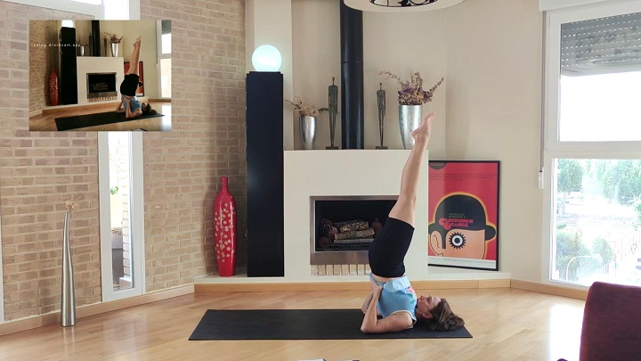 Postura de la vela, Sarvangasana
