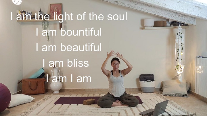 Comunicación celestial en yoga