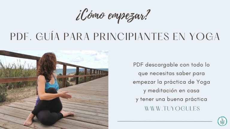 PDF descargable principiantes en yoga