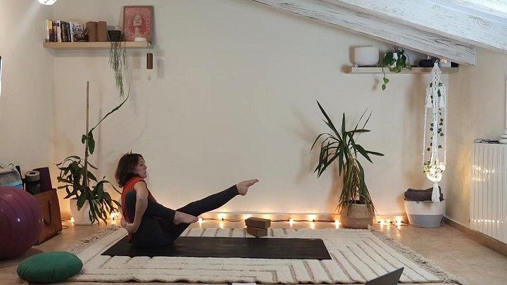 Clase en directo de vinyasa yoga