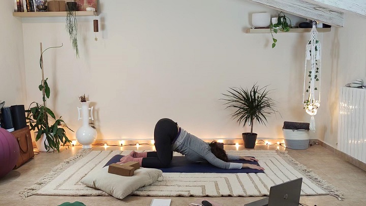 Clase de yoga en directo del 27-1-26 yin yoga en directo de 1h