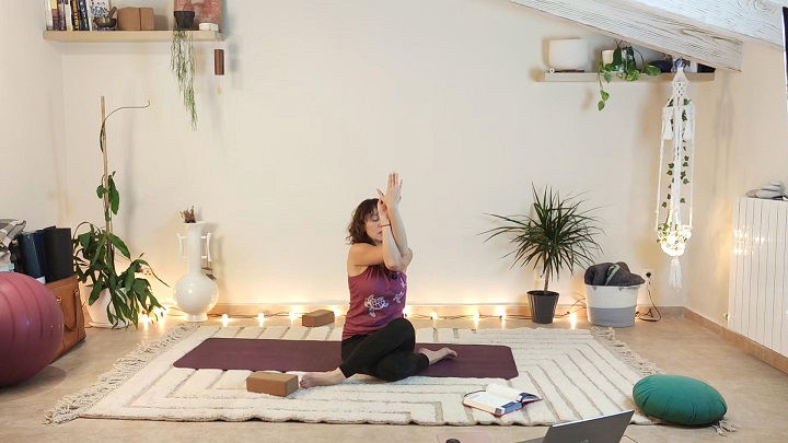 Yoga en directo para estar en paz